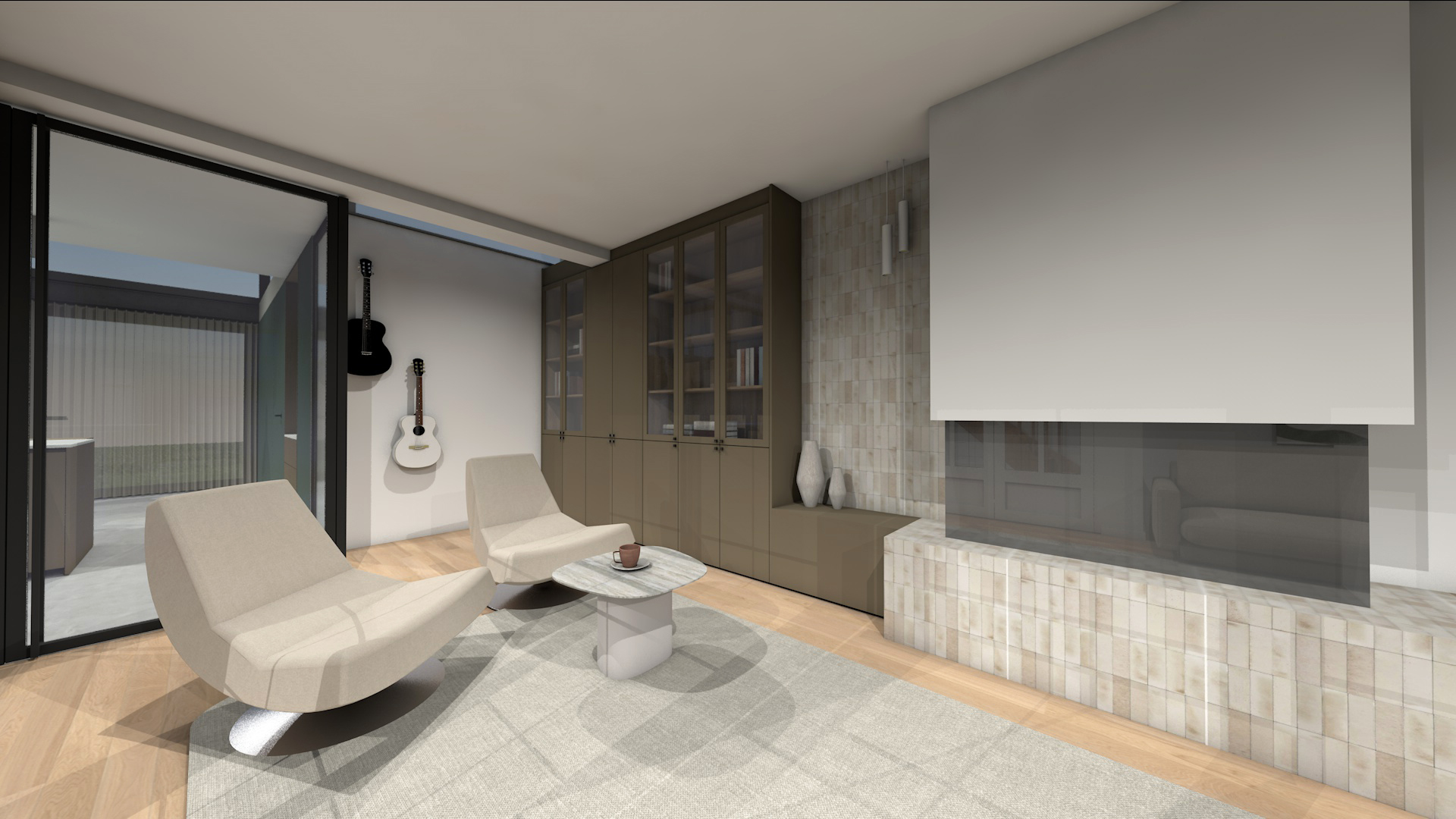 woonkamer ontwerp Voerendaal door Studio DIP